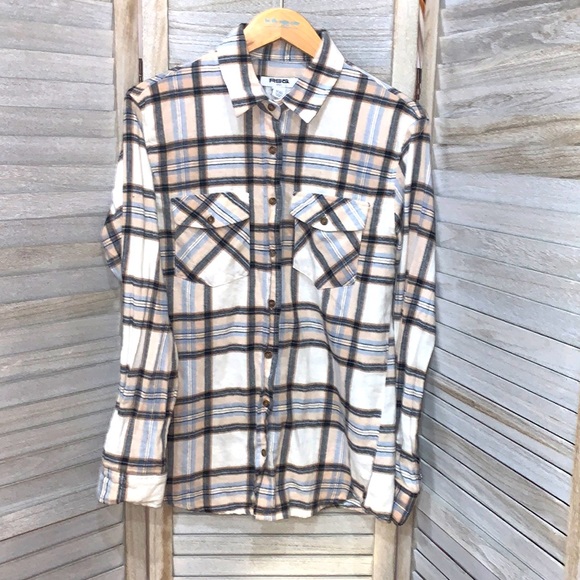 RSQ Tops - RSQ Plaid button down top